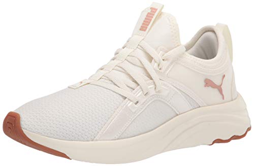 PUMA Women's SOFTRIDE Sophia Running Shoe, Eco Marshmallow-Rose Gold, 7