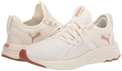 PUMA Women's SOFTRIDE Sophia Running Shoe, Eco Marshmallow-Rose Gold, 7