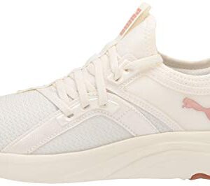 PUMA Women's SOFTRIDE Sophia Running Shoe, Eco Marshmallow-Rose Gold, 7