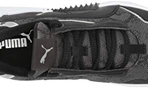 PUMA womens Provoke Xt Cross Trainer, Puma Black-metallic Silver, 7 US