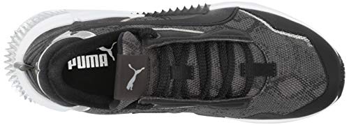 PUMA womens Provoke Xt Cross Trainer, Puma Black-metallic Silver, 7 US