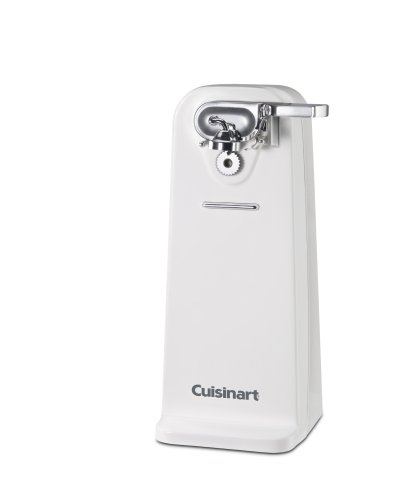 Cuisinart 4-Slice Toaster (CPT-142P1) and Electric Can Opener (CCO-50N) Bundle, White