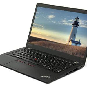 Lenovo ThinkPad T470s 14 FHD Laptop - Intel Core i7-7600U, 16GB RAM, 256GB SSD, Webcam, Windows 10 Pro (Renewed)