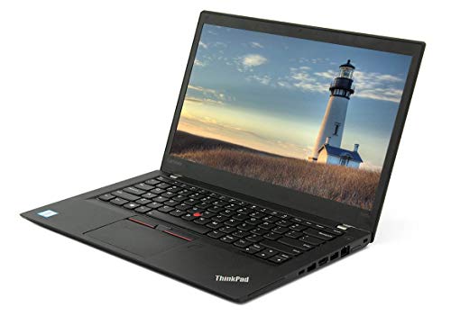 Lenovo ThinkPad T470s 14 FHD Laptop - Intel Core i7-7600U, 16GB RAM, 256GB SSD, Webcam, Windows 10 Pro (Renewed)