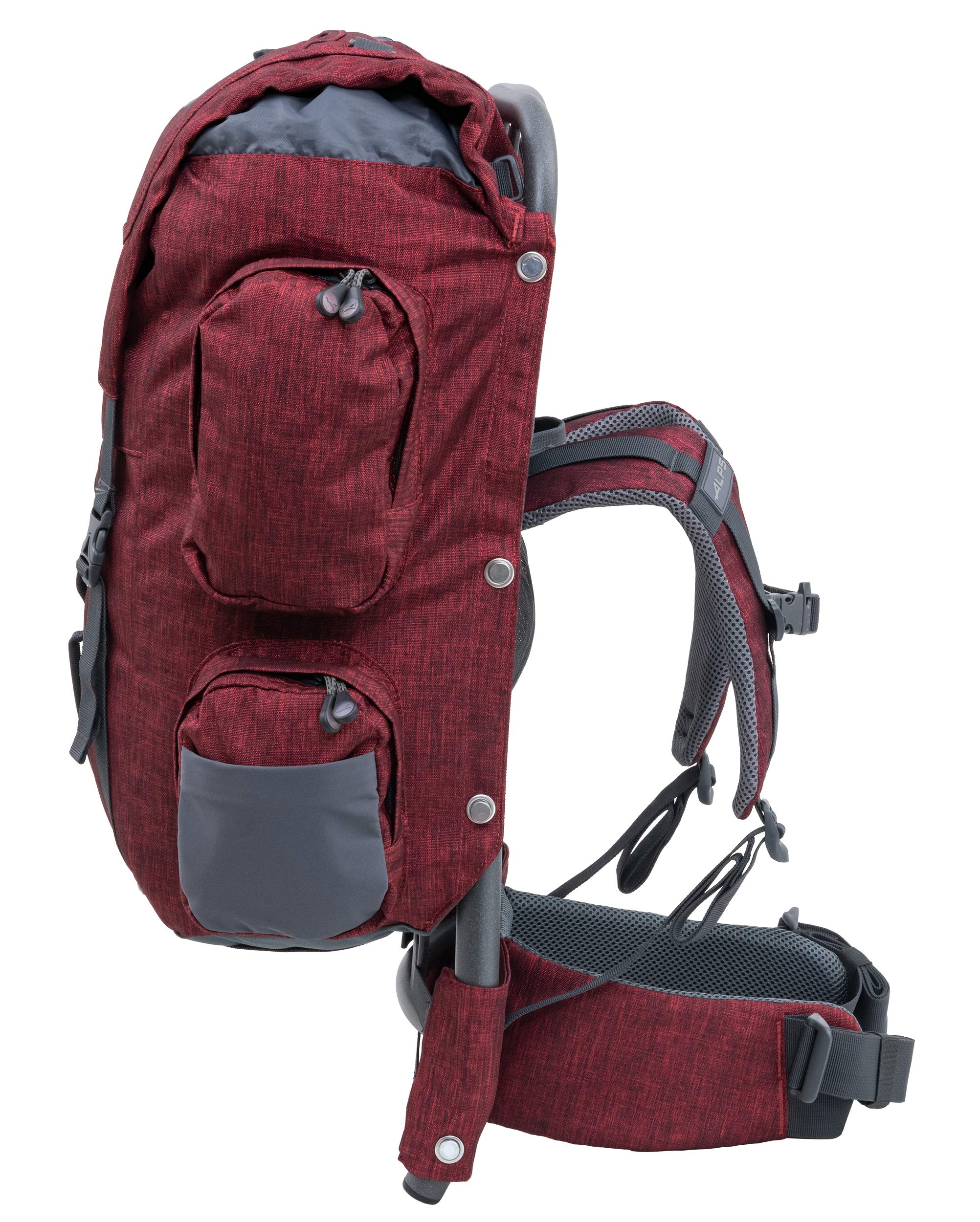 ALPS Mountaineering Rock 34L, Heather Red/Gray, 34 Liters