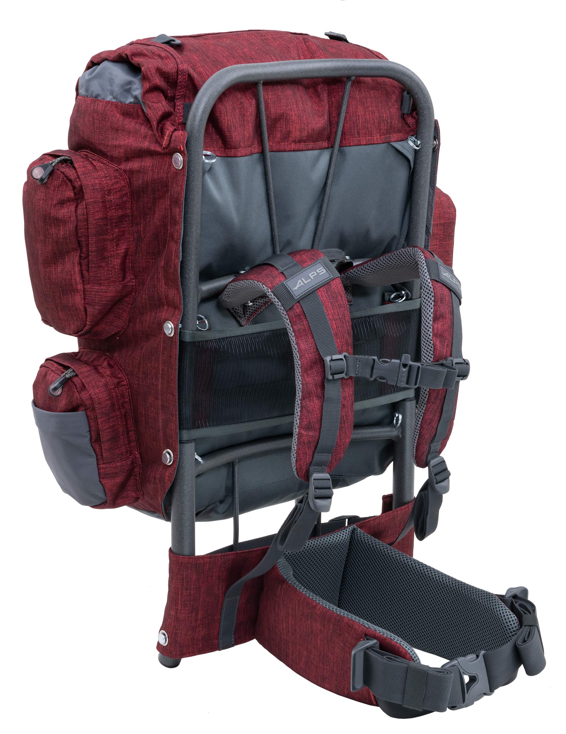 ALPS Mountaineering Rock 34L, Heather Red/Gray, 34 Liters