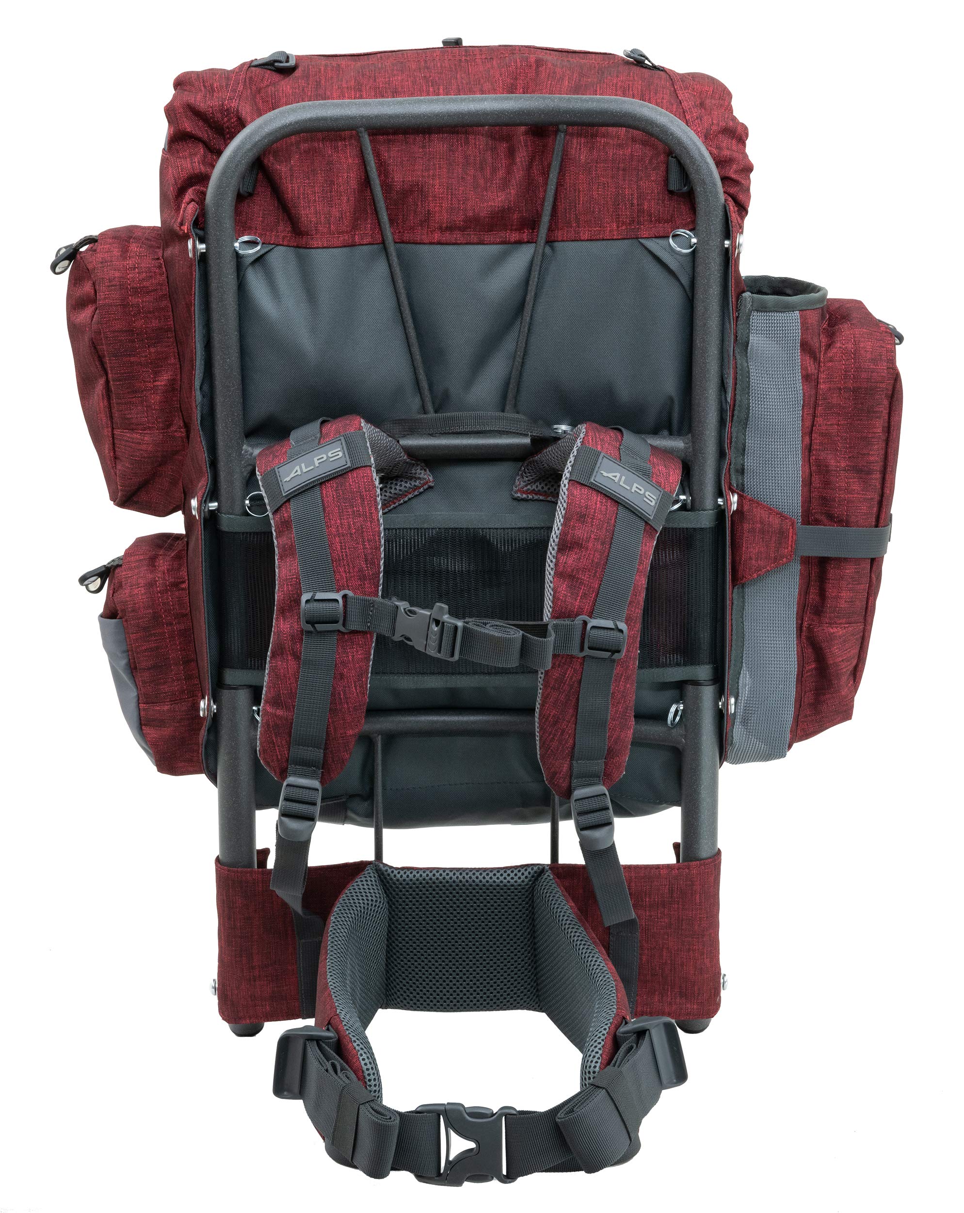 ALPS Mountaineering Rock 34L, Heather Red/Gray, 34 Liters