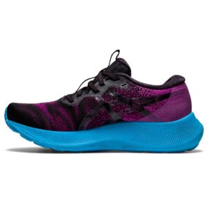 asics women's gel-nimbus lite 2 running shoes, 9.5, digital grape/black