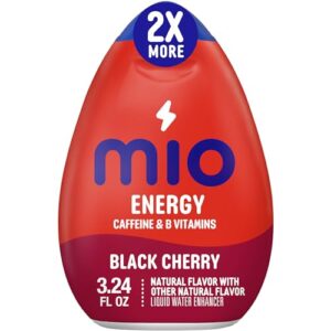mio energy black cherry liquid water enhancer drink mix, 2x more, 3.24 fl oz bottle, as seen on tiktok