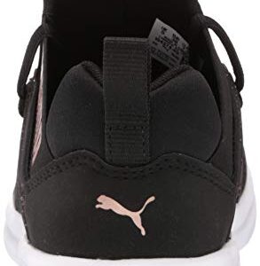 PUMA Women's ENZO 2 SPECKLE Sneaker, Puma Black-Rose Gold, 6.5