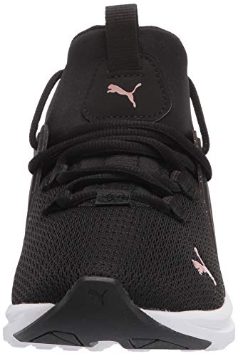 PUMA Women's ENZO 2 SPECKLE Sneaker, Puma Black-Rose Gold, 6.5