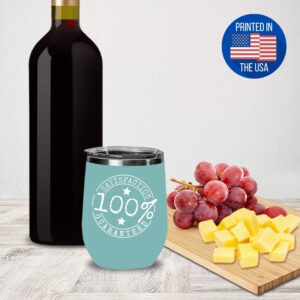 Today I Just Want To Eat Lima Beans Wine Glass Saying Funny Gift Idea Insulated Tumbler Lid Teal