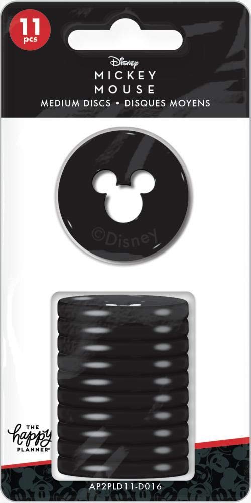 Mickey Mouse Medium Plastic Disc Set - Black