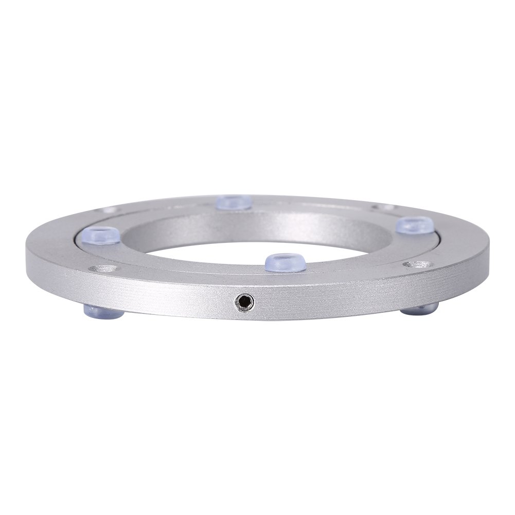 6 Inch Lazy Susan Heavy Duty Aluminium Rotating Turntable Bearing Round Swivel Plate Hardware for Kitchen Dining-Table