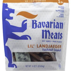 Bavarian Meats Lil' Landjaeger Hardwood Smoked Zero Sugar sausage sticks 16 0z