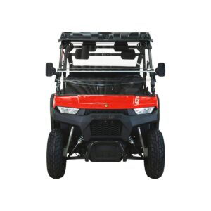 Massimo Motor Buck 250X Golf | 4-Seater EFI w/Roof, Windshield, 2WD UTV/Golf Cart | 1yr Warranty (Red)