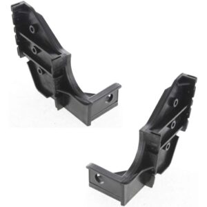 For Toyota Tacoma Front Bumper Bracket 1998 1999 2000 Driver and Passenger Side Pair/Set | Side Support | 4WD | TO1042104 + TO1043104 | 5211635070 + 5211535080