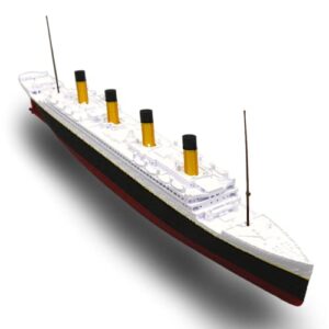 rms olympic model - highly detailed replica historically accurate no assembly required - 1 foot in length