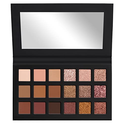 LORAC PRO Matte & Shimmer Eyeshadow Palette, Soleil | Glitter | Mirror Compact | Cruelty Free, Gluten Free, Vegan