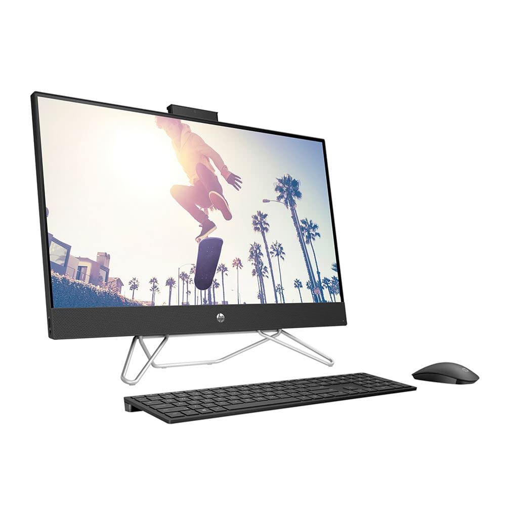 HP Pavilion 27 Touch Desktop 1TB SSD Win 10 Pro (Intel 10th gen Quad Core CPU and Turbo Boost to 4.90GHz, 16 GB RAM, 1 TB SSD, 27-inch FullHD Touchscreen, Win 10 Pro) PC Computer All-in-One