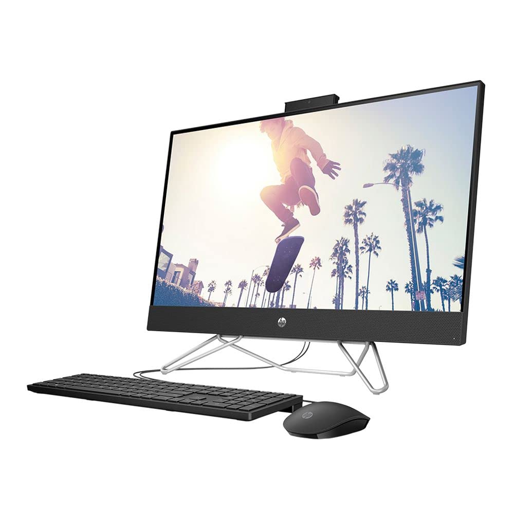 HP Pavilion 27 Touch Desktop 1TB SSD Win 10 Pro (Intel 10th gen Quad Core CPU and Turbo Boost to 4.90GHz, 16 GB RAM, 1 TB SSD, 27-inch FullHD Touchscreen, Win 10 Pro) PC Computer All-in-One