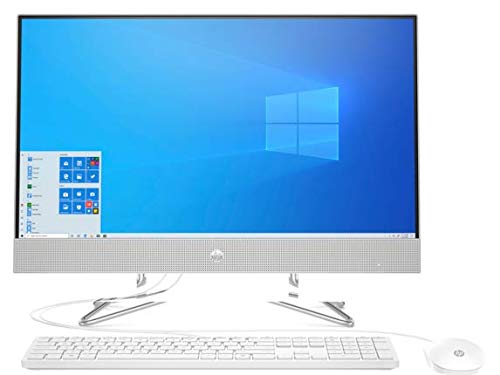 HP Pavilion 27 Touch Desktop 2TB SSD 32GB RAM Win 10 Pro (Intel 10th gen Quad Core CPU and Turbo Boost to 4.90GHz, 32 GB RAM, 2 TB SSD, 27-inch FullHD Touchscreen, Win 10 Pro) PC Computer All-in-One