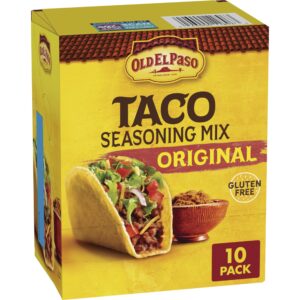 old el paso original taco seasoning mix 10 pack