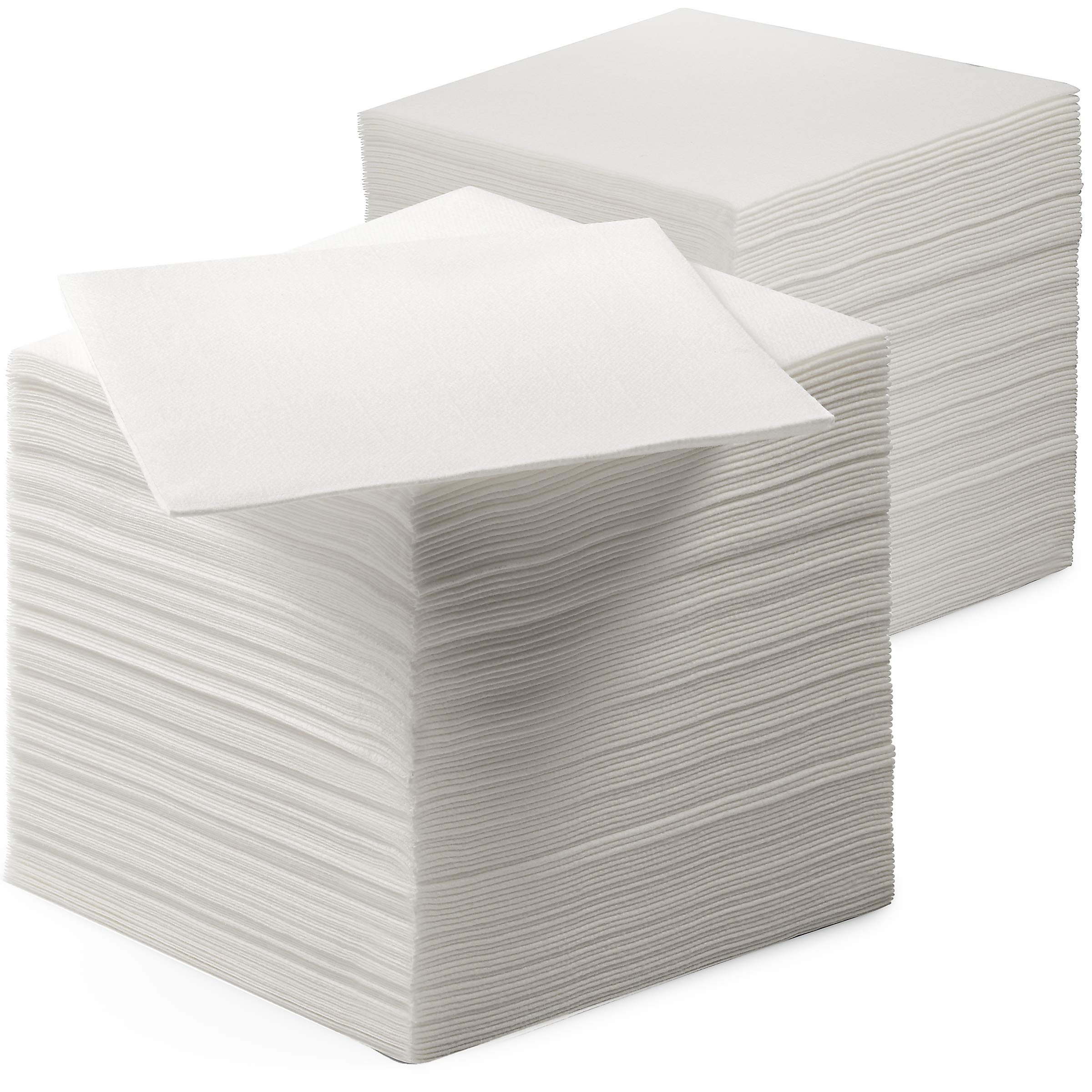 200 Linen-Feel Beverage Napkins - Disposable Cocktail Napkins - Soft & Absorbant Elelgant Paper Napkins For Bar, Café, Restaurant Or Event