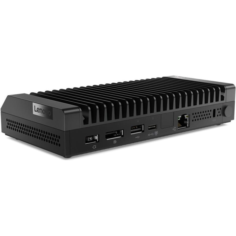 Lenovo ThinkCentre M75n 11BW0009US Desktop Computer - AMD Athlon Silver 3050e Dual-core (2 Core) 1.40 GHz - 4 GB RAM DDR4 SDRAM - 128 GB SSD - Nano - Black