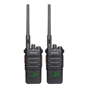 retevis rt86 two way radios long range,high power walkie talkies with 2600mah rechargeable,remote alarm,flashlight, handheld 2 way radio for off-roading overland farm hunting(2 pack)
