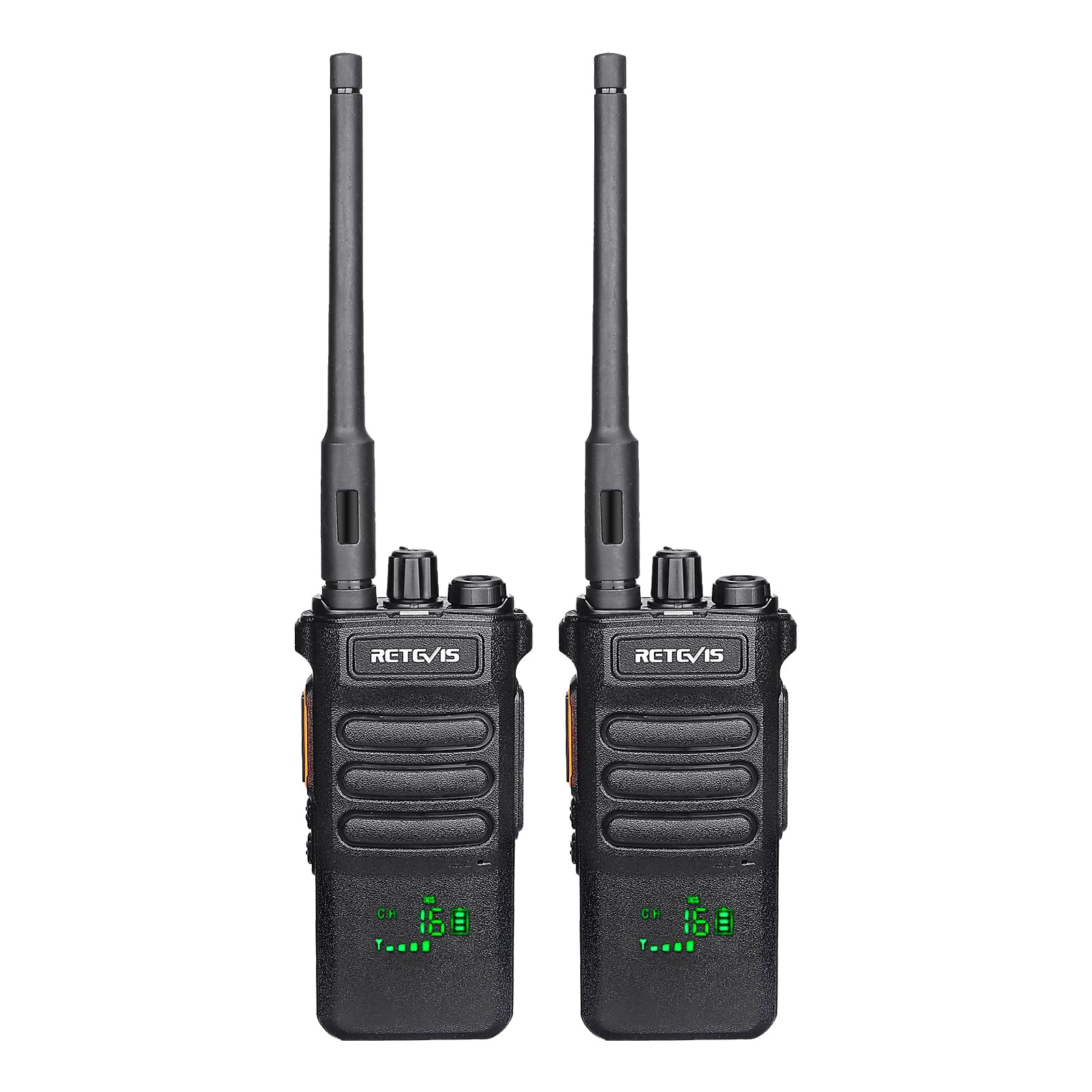 Retevis RT86 Two Way Radios Long Range,High Power Walkie Talkies with 2600mAh Rechargeable,Remote Alarm,Flashlight, Handheld 2 Way Radio for Off-Roading Overland Farm Hunting(2 Pack)