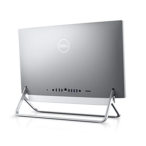 Dell Inspiron 5400 24-inch All in One Desktop - FHD (1920 x 1080) Display, Pop-Up Webcam, Intel Core i3-1115G4, 8GB DDR4 RAM, 256GB SSD, Intel UHD Graphics, USB-C, Bluetooth, Windows 11 Home - Silver