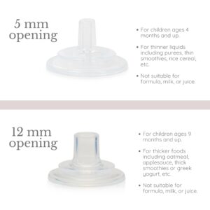 Subo Baby Food Bottle Starter Set | No Mess Baby Toddler Self Feeder | Squeeze Free Design for Purees, Smoothies, Yogurt, Oatmeal, or Thickened Liquids | Reusable Silicone Washable Cup (Musk)