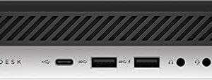 HP EliteDesk 705 G4 Mini Desktop Computer: AMD Quad-Core Ryzen 5 Pro 2400GE upto 3.8GHz, 8GB DDR4 RAM, 256GB SSD, Windows 10 Pro (Renewed)