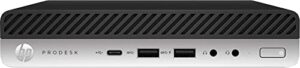 hp elitedesk 705 g4 mini desktop computer: amd quad-core ryzen 5 pro 2400ge upto 3.8ghz, 8gb ddr4 ram, 256gb ssd, windows 10 pro (renewed)