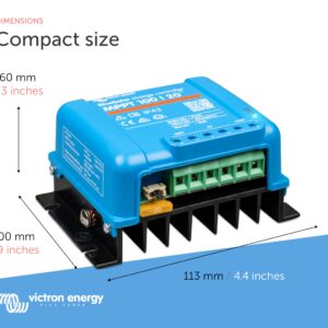 Victron Energy BlueSolar MPPT 100V 20 amp 48-Volt Solar Charge Controller