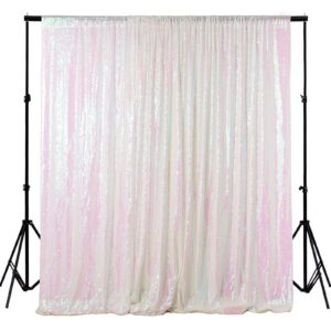 shinybeauty sequin backdrop curtain 5ftx7ft iridescent white sequin photo booth backdrop window curtain diy wedding backdrop shimmer backdrop baby shower backdrop grad party birthday backdrop