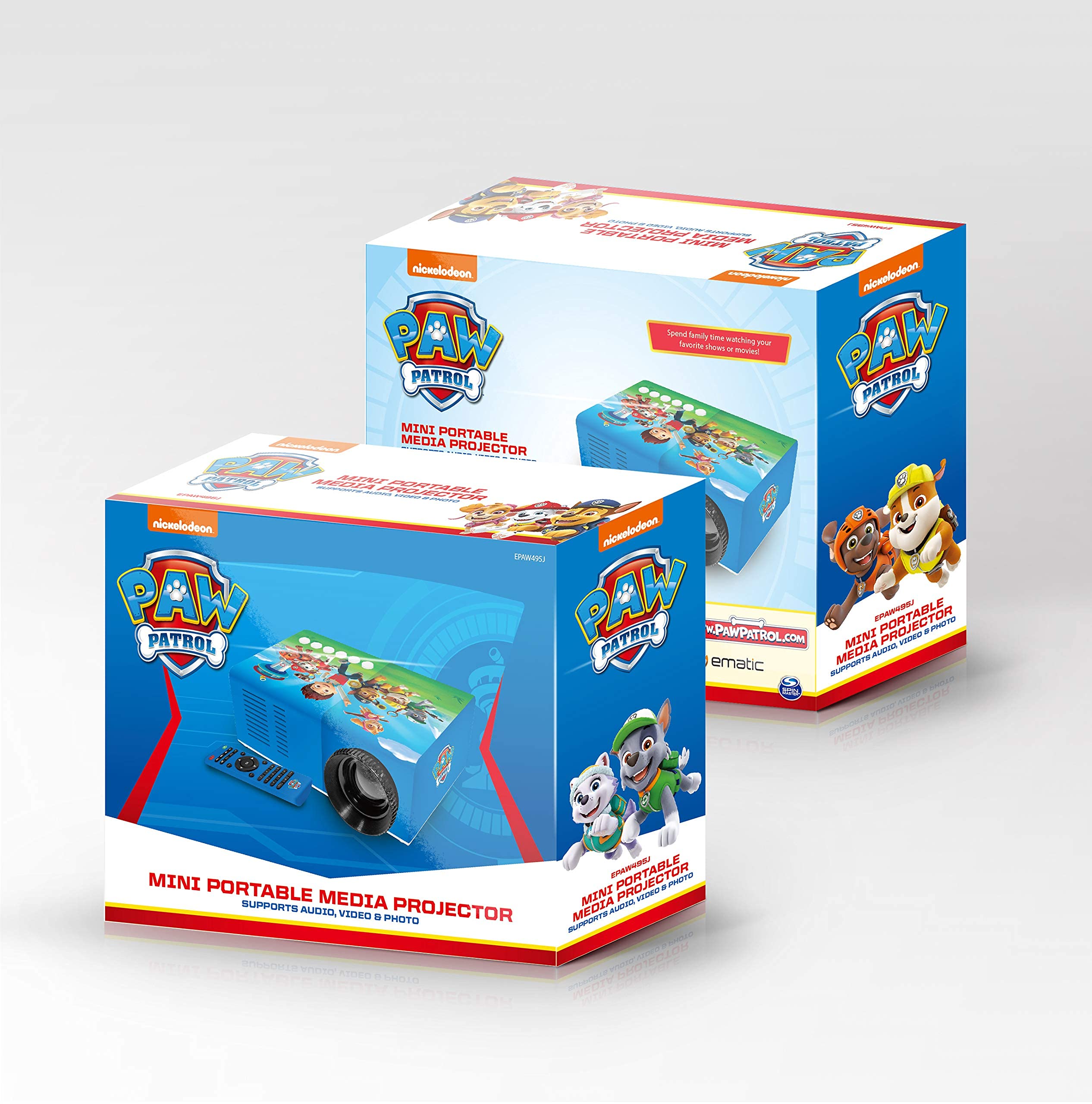 Paw Patrol Mini Portable Media Projector (EPAW495J)