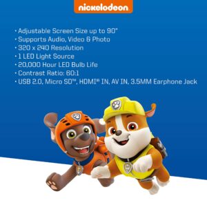 Paw Patrol Mini Portable Media Projector (EPAW495J)