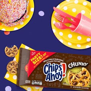 CHIPS AHOY! Chunky Chocolate Chunk Cookies, Party Size, 24.75 oz