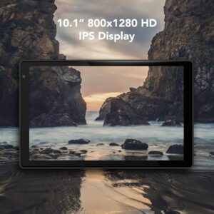 MOTILE 10.1” IPS Touch Screen HD Performance Big Android Tablet, 4G LTE/3G/2G, WiFi, Bluetooth, 32GB Storage, Black