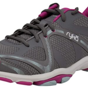 Ryka Women's Influence Frost Grey/Rose/Pale Aqua Training Shoe 6 W US