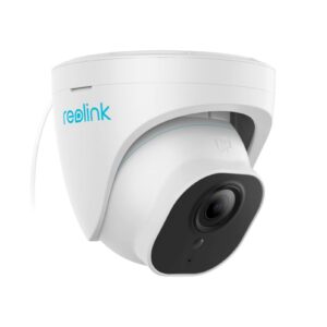 reolink security camera outdoor, ip poe dome surveillance camera, smart human/vehicle detection, work with smart home, 100ft 5mp hd ir night vision, up to 256gb microsd card, rlc-520a