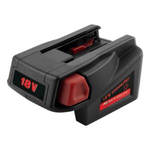 advtronics adapter compatible with milwaukee m18 18v battery to for milwaukee v18 48-11-1830 48-11-2200 48-11-2230 18v ni-cd tool battery