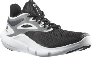 salomon predict mod running shoes for women, black/white/white, 9.5