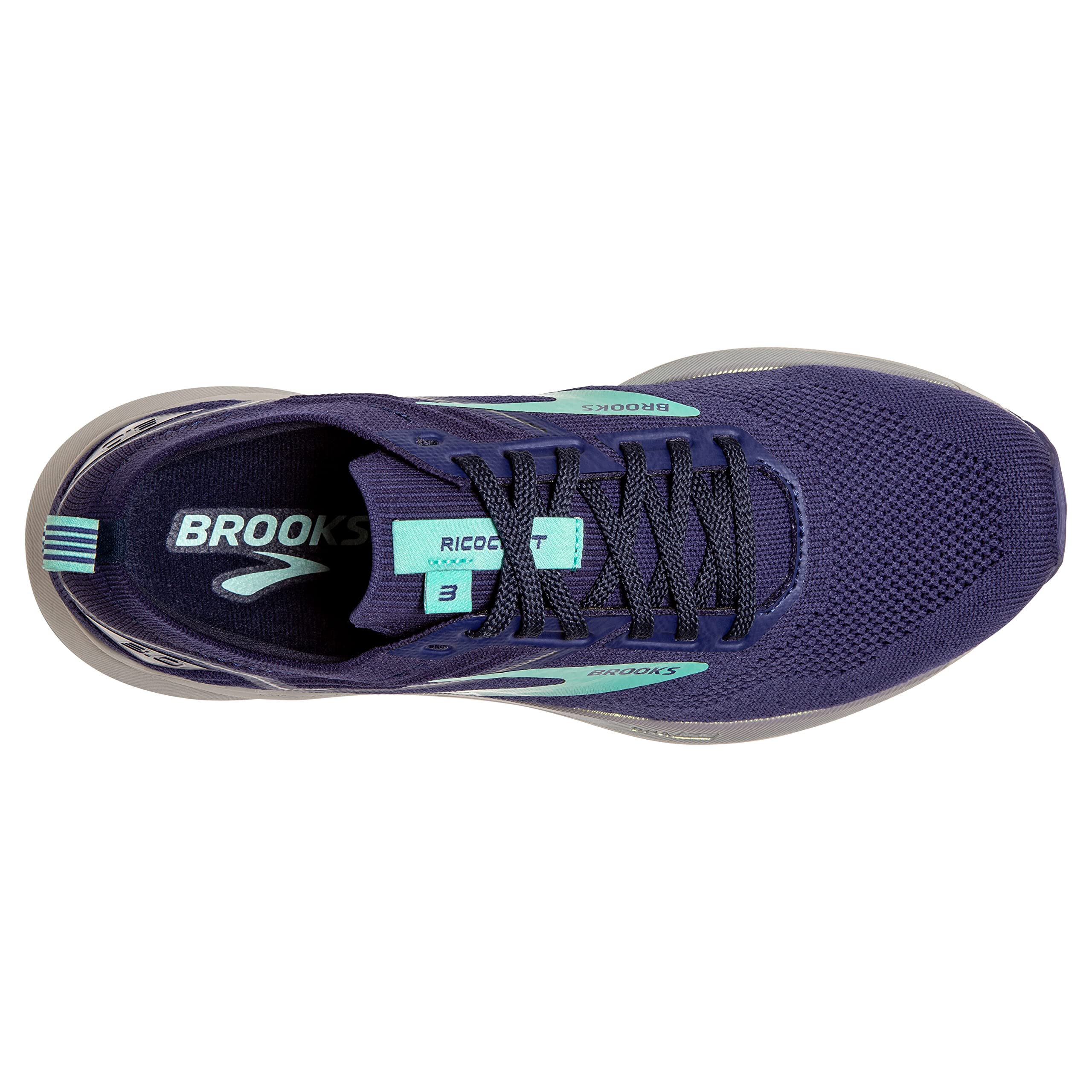 Brooks Ricochet 3 Women's Neutral Running Shoe - Peacoat/Ribbon/Blue Tint - 11