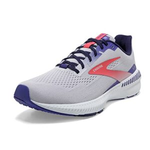 brooks launch gts 8 women's supportive running shoe (ravenna) - lavender/astral/coral - 11