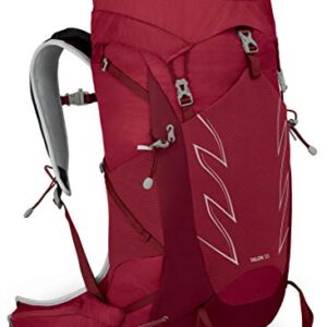 Osprey Talon 33L Men's Hiking Backpack with Hipbelt, Cosmic Red, S/M