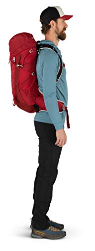 Osprey Talon 33L Men's Hiking Backpack with Hipbelt, Cosmic Red, S/M