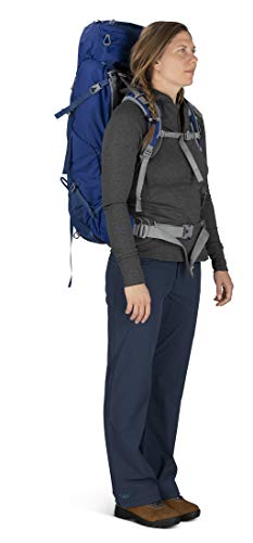 Osprey Ariel 65L Women's Backpacking Backpack, Ceramic Blue, WM/L